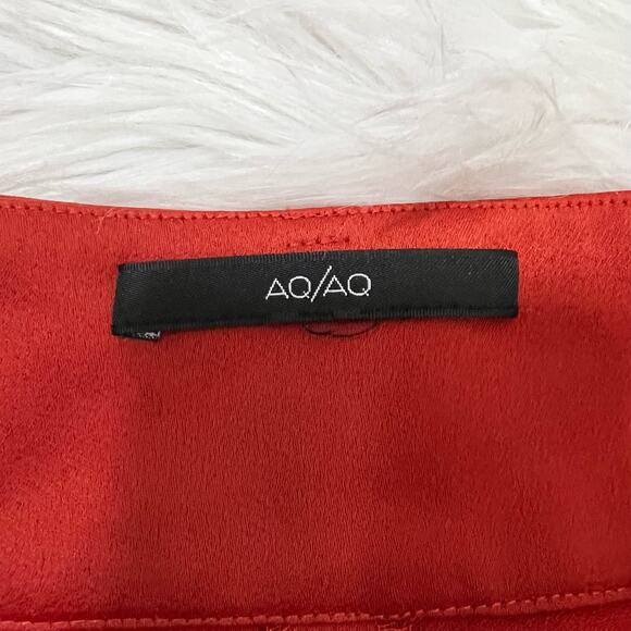 AQ/AQ Orange Wide Leg Pants with Belt Size Small - Picture 5 of 10